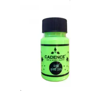 Cadence Glow In Dark Karanlıkta Parlayan Boya 581 Yeşil 50Ml Çok Renkli Tek Ebat