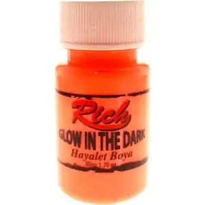 Rich Karanlıkta Parlayan Boya Glow In The Dark 50ml 3006 Turuncu