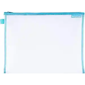 Faber-Castell Mesh Dosya A4 Çift Cep, Mavi