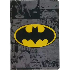 Mynote BATMAN 26X18,5 40 Yaprak PP Kapak Çizgili Defter Batman Logo1