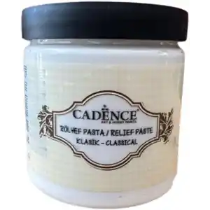 Genel Klasik Rölyef Pasta 850Gr Beyaz Tek Ebat