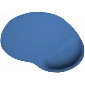 Coverzone Bilek Destekli Mouse Pad Kumaş Yüzey Kaymaz Alt Taban Kullanıcı Dostu Şık ve Rahat Tasarım Fare Altlığı 23 cm x 19 cm (Açık Mavi)