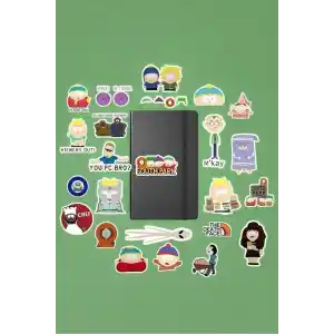 South Park Sticker Paketi/Bullet Journal Defter Çıkartma Ajanda Laptop Etiket, 98746516846684