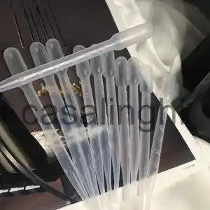 Epoksi Damlalık Pipet 40 Adet 3 ml Şeffaf Polietilen Reçine Pipeti Hobi El İşi Sanat Malzemesi – casalinghi