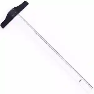 Hatas Şeffaf Plastik T Cetveli 65cm