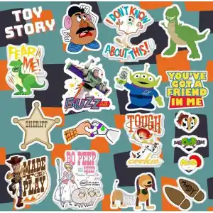Toy Story Sticker Seti-1 | Laptop Notebook Telefon Etiket