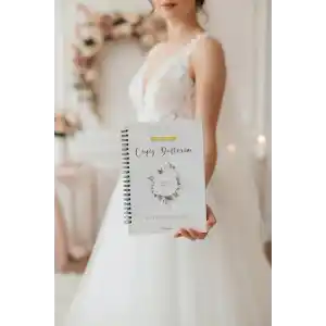 Çeyiz Defteri, Düğün Planlayıcı, Çeyiz Listesi, Çeyiz, Söz, Nişan, Kına, Balayı, Spiralli, 40 Sayfa, Beyaz