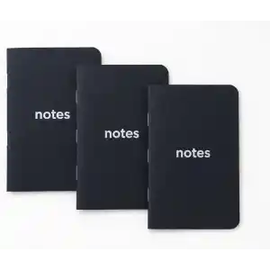 PATARA Cep Not Defteri, 3lü Defter Seti, Çizgili Mini Defter, 48 Sayfa