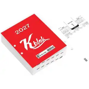 Keskin 2027-K-Blok Günlük Masa Takvimi