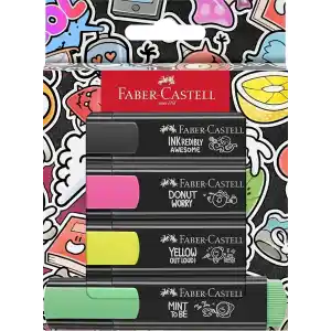 FABER-CASTELL Graffiti Textliner 46, 4x