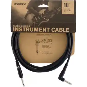 Planet Waves DAddario Gitar Kablosu - Klasik Seri Enstrüman Kablosu - 1/4 İnç Fiş 1/4 İnç Fiş - 3.048 Sayaç - 1li Paket