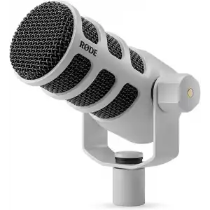 RØDE Podmic, Profesyonel Dinamik Podcast Mikrofon, Beyaz