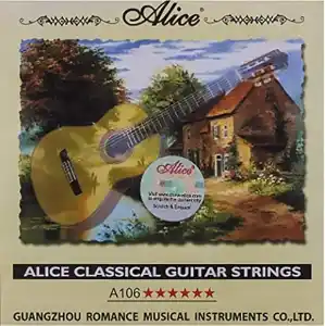 Alice A106 klasik konser gitar telleri, naylon, sert gerginlik