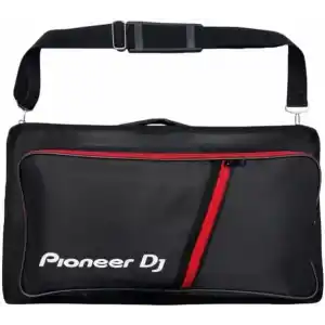 Larkin Pioneer DJ DDJ-400 ve DDJ-FLX4 Uyumlu Laptop Bölmeli Kırmızı Kadife Astarlı Soft Case DJ Controller Taşıma Çantası