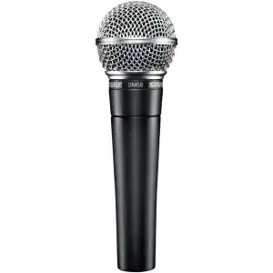 Shure SM58 Kardiyot Dinamik Vokal Mikrofonu, 25 XLR Kablo, Pnömatik Şok Montajı, Dahili Pop Filtreli Küre Örgü Izgara, A25D Mikrofon Klipsi, Saklama Çantası, 3-pin XLR Konnektör (SM58-CN)