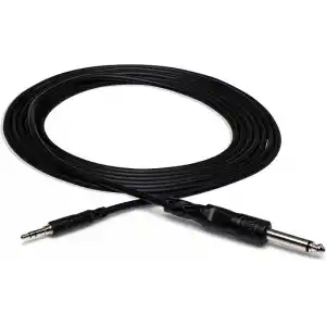 Hosa 3.5 mm TRS (M) - 1/4 inç TS (M) Mono Kablo 3 m (CMP-110)