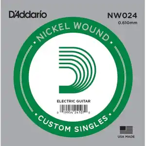 Daddario Nw024 Elektro Ve Akustik Tek Tel, 5Li Paket, (Re), Nicke