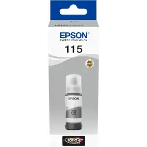Epson 15 EcoTank Mürekkep Kartuşu, 1 parça, Orijinal, Gri