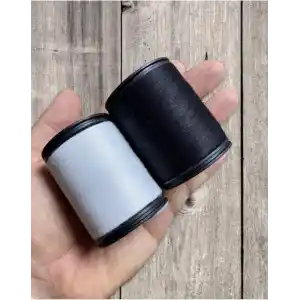 Flea Market Beyaz Siyah Dikiş İpliği 1000 Metre, 2AdetBWipORG