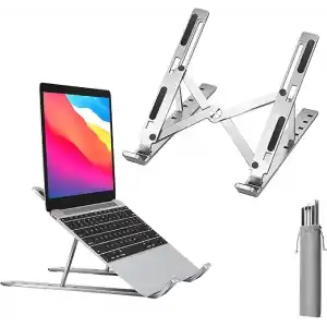 Laptop Yükseltici Metal Stand Ayarlanabilir Macbook Notebook Tablet Altlık Metal Dizüstü Bilgisayar Tutucu