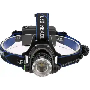 CATA Poyraz Şarjlı Led Kafa Feneri Ayarlanabilir Zoom Özellikli 3 Modlu Beyaz Işık Outdoor Kafa Lambası IP44 300 Lümen Kamp,Balıkçılık,Tamirat,Koşu,Yürüyüş İçin 9123