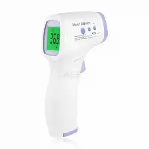 AEE® CE onaylı Dijital Temassız Ateş Ölçer Termometre Tabanca Model Hafızalı Pilli Bebek Çocuk Kedi Köpek Ortam Nesne Yemek Havuz Oda