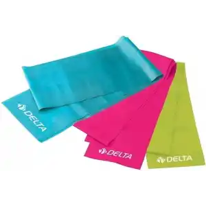 Delta Elite Deluxe Pilates Egzersiz Bandı, 3lü