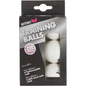 Butterfly Yetişkin Top Training Balls 40+ 6lı Beyaz