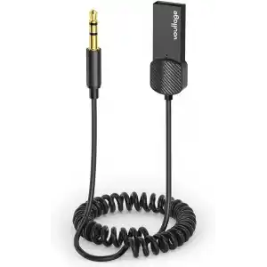 Bluetooth 5.4 Araç AUX Adaptörü, 3.5 mm Jack Araç Ses Kiti
