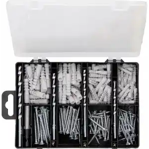 Bosch Professional Accessories Bosch Diy 173 Parça Aksesuar & Sabitleme Seti, Matkap ucu, Vidalama ucu, Vida, Dübel, Üniversal Tutucu, Yeşil