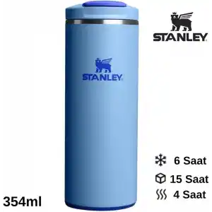 Stanley The Transit Fliptop Mug 0.35 L Termos Kupa Bardak Matara Mavi, 10-13063-0052
