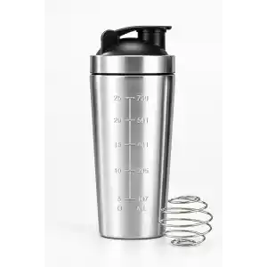 304 Çelik 739 ml Ölçekli Sporcu Suluğu Protein Shake ve Smoothie Matarası mt139