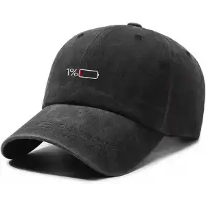 Valkyrie Low Battery Şapka Unisex Vintage Pamuk Ayarlanabilir Baseball Cap Minimal Tasarım Şapka