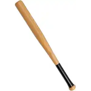 Mobee Chermik Sağlam Dayanıklı Kaliteli Ahşap Beyzbol Sopası 55 Cm 1410