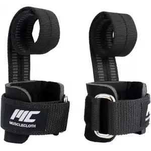 MuscleCloth Big Grip Pro Lifting Straps Siyah