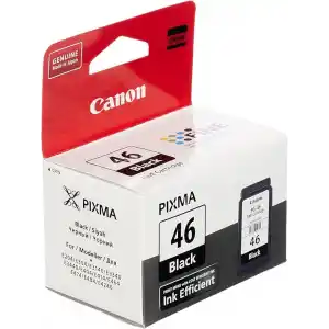 Canon PG-46 Orijinal Siyah Mürekkep Kartuşu, 400 Sayfa Baskı (9059B001)
