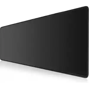 Klasse Pro Black Edition - Dikişli Kenar 70x30, 90x40, 100x50 ve 120x60 cm Oyuncu Gaming Mouse Pad (Siyah, 90x40 cm)