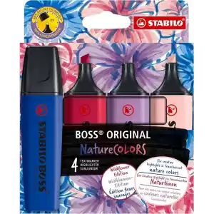 STABILO BOSS NatureCOLORS Wildflower - 4lü Paket