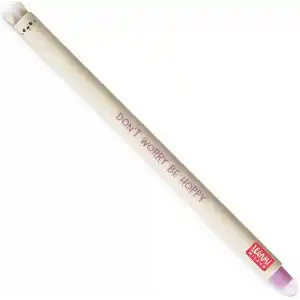 Legami - Silinebilir jel kalem, silinebilir kalem, çap 0,8 cm, tavşan teması, ısıya duyarlı mürekkep, mürekkebi çıkarmak için uçta küre, yaprak tüketimi yok, uç çapı 0,7 mm, EP0011
