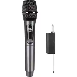 YK-MC450 Tekli El Kablosuz Mikrofon Seti – 2.4G UHF Wireless, 50 m Menzil, Alıcılı, Sahne Sunum Karaoke Uyumlu