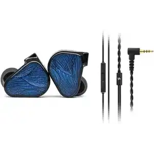 TRUTHEAR x Crinacle Zero: BLUE2 Çift Dinamik Sürücülü Kulak İçi Kulaklık, Çıkarılabilir Kablo (3,5 mm + mikrofon kablosu)