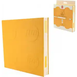 LEGO 53565 not defteri, kilitlenebilir, jel kalemli, sarı