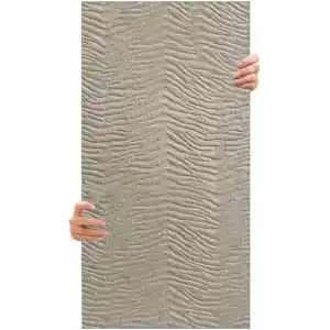 Tink 3D Kendinden Yapışkanlı Duvar Kağıdı Yeni Nesil Akustik Keçe Panel Desenli 52x98 cm (Ekru, 2 Adet 1 m²)