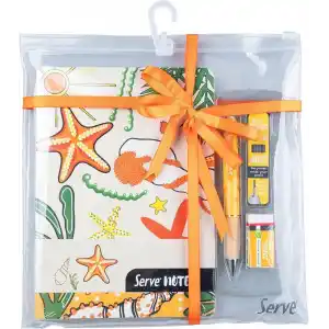 SERVE DEFTER SETI - DESENLİ HARDAL SARI