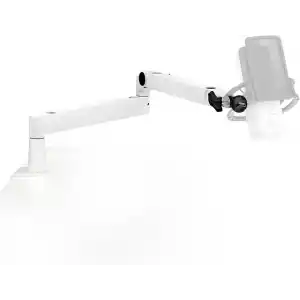 Elgato Wave Mic Arm LP Mikrofon Kolu, Beyaz, Kablo Yönetimli, Alçak Profil