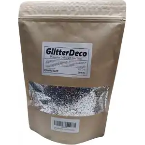 500gr Glitter Gümüş Sim Tozu iri Taneli Chunky – Epoksi, Boya, Resin Art, Mum, Nail Art,Dekorasyon Toz Sim (Profesyonel Boy)