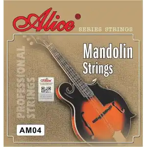 Alice 4 Telli Mandolin Teli, 010–034 Bakır Alaşımlı Sargı Pas Önleyici Kaplamalı Uzatılmış İp Ömrü