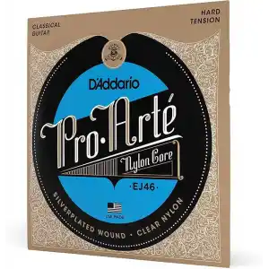 Daddario Ej46 Klasik Gitar Tel Seti, Pro-Arte, Silverplated Woun