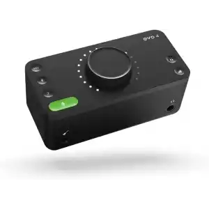 Audient EVO4, EVO 4 USB ses arabirimi ses kartı müzik üretimi için (2 in / 2 out USB ses arayüzü, 48 Volt Phantom besleme, 2 mikrofon preamp, loopback,Windows/Mac/iOS), Siyah