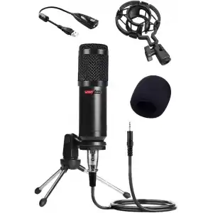 Lastvoice BM800 Full Black Kondenser Youtuber Mikrofon, 7.1